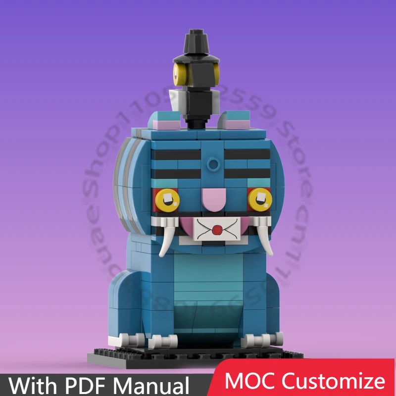 

Набор из 265 деталей: Популярная серия игровых персонажей Derpy MOC – Модульный конструктор DIY для мальчиков, праздничный подарок