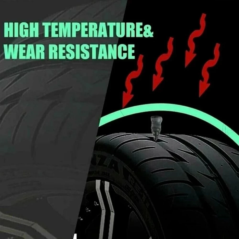 5/20PCS Motorcycle Vacuum Tyre Repair Nail Kit Car Scooter Bike Universal Tubeless Rubber Nails Tire Puncture Repair Accessories