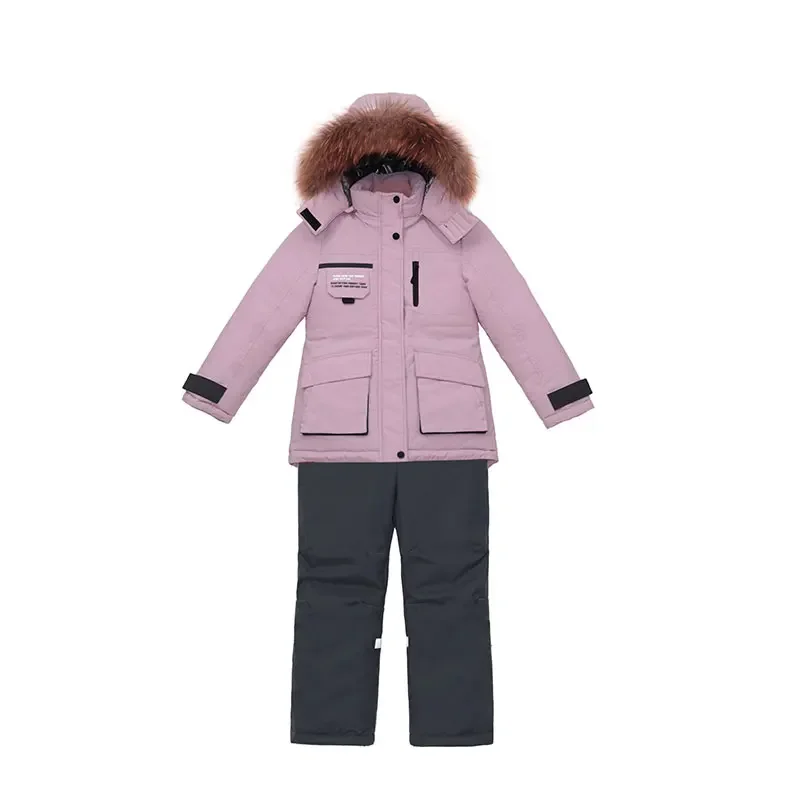 Kids down suit ski waterproof BOTCHKOVA ski suit winter children alpine skiing suit