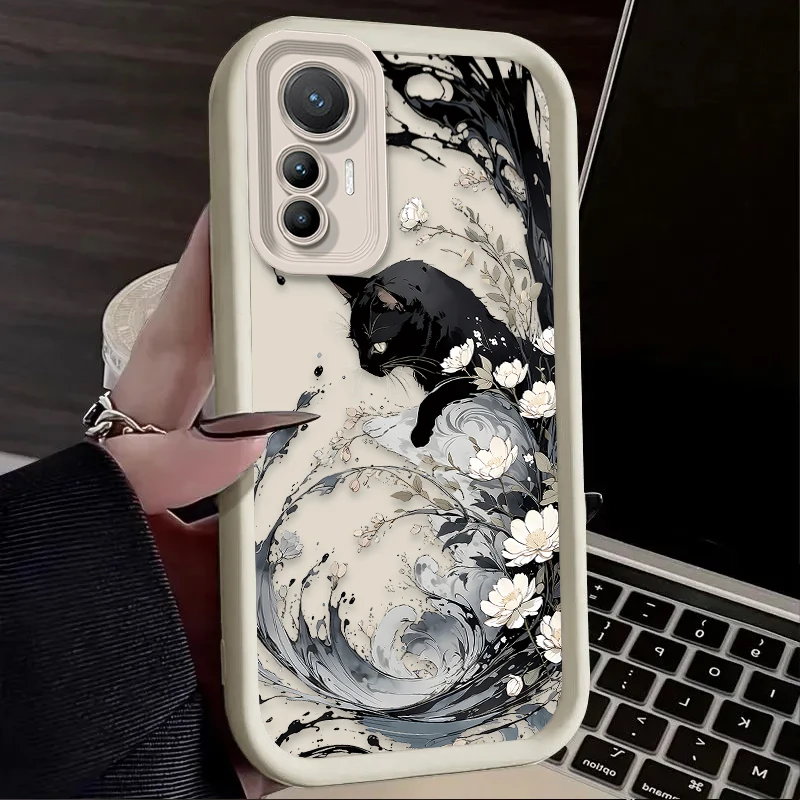 الفن النفط اللوحة القط الحال بالنسبة Xiaomi Poco X7 X6 X5 X3 NFC F7 F6 F5 F3 M7 M6 Pro 4G 5G Mi 12 11 Lite NE 5G 13T 12T 11T 14T Pro #5