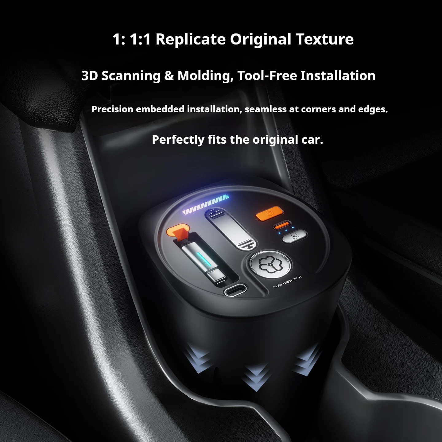 2026 For Toyota Corolla Cross Car Fast Charger 135W Docking Station USB Converter With Car Air Freshener Car Perfume view 2