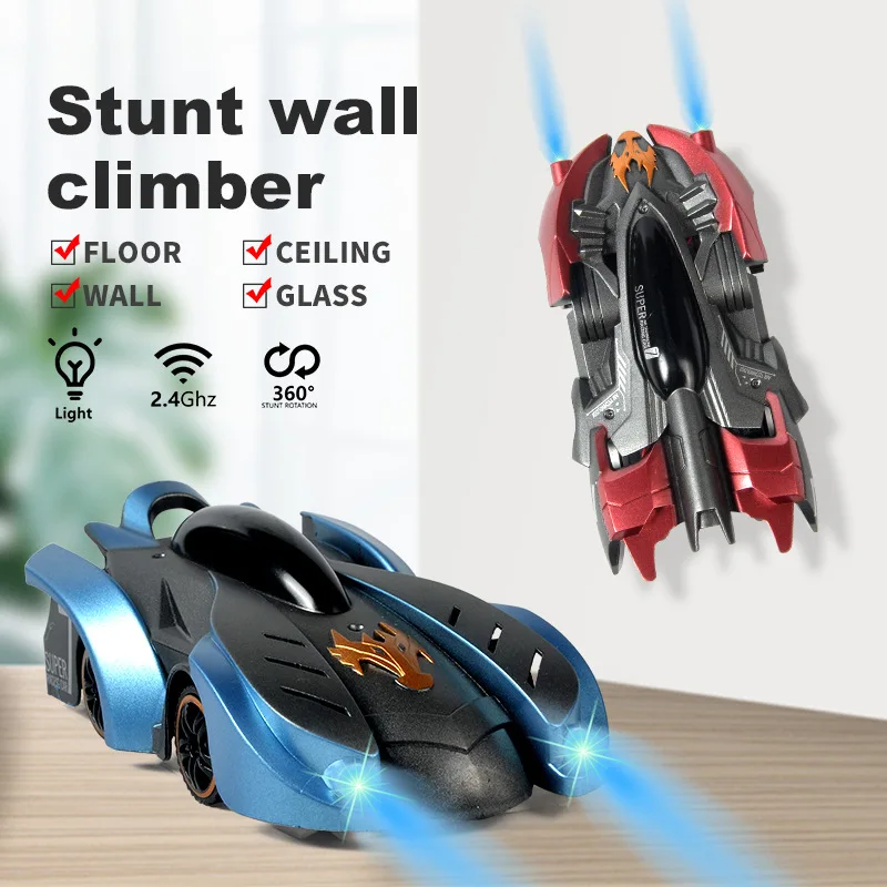 

2.4G Anti Gravity Wall Climbing RC Car Children Toys Electric 360 Rotating Stunt Remote Control Car Machine Auto Toys For Kids