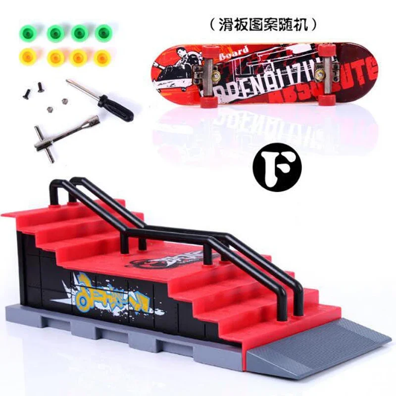 Skateboard Vinger Skate Park rampa ogidelen Voor Tech Praktijk Dek nursery en Set regalo Toets Speelgoed