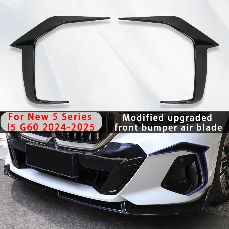 

﻿ Для Bmw G60 G61 520i 520d 530e 550e M Sport 2023-2025 Автомобильный передний бампер, разветвитель, противотуманная фара, решетка, накладка, вентиляционное отверстие, комплекты кузова