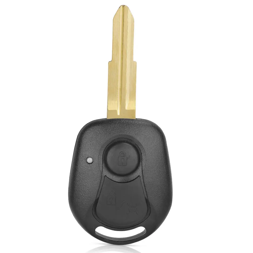 KEYECU 2 Buttons 315MHz 433.92MHz 447MHz 4D60 Chip for Ssangyong Actyon Kyron Rexton Auto Remote Control Key Fob Replacement