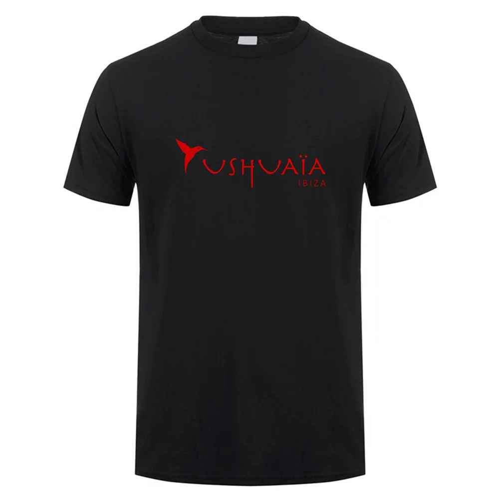 Ushuaia Ibiza Tshirt for Men Summer Unisex Short Sleeve Cotton Ushuaia Party T Shirt Gifts Man Tops LH-562