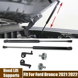 2 piece/set Front Hood Gas Shocks Hood Strut Lift Supports Spring Dampers Fit For Ford Bronco 2021 2022 Car Accessories