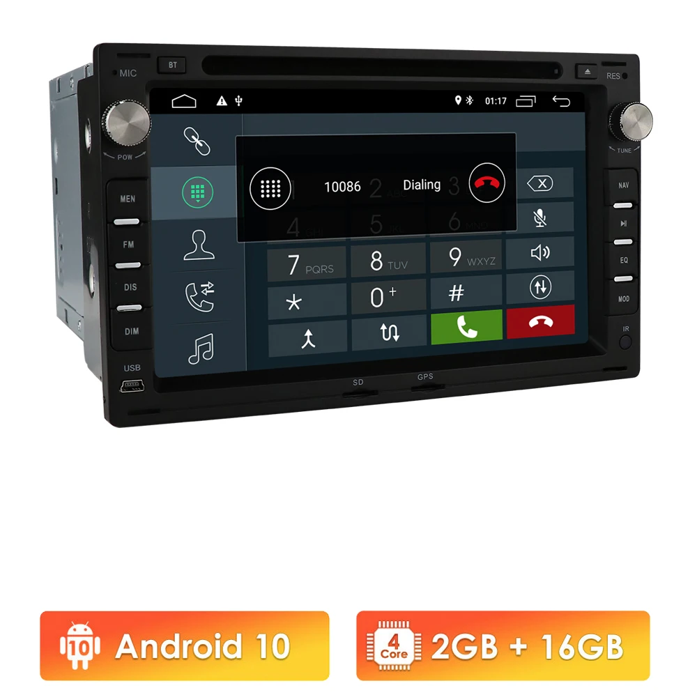 Car Radio GPS Multimedia Stereo Player For VW Volkswagen Golf Passat B5 Skoda Superb Seat Alhambra Polo 2 Din Android10 DSP Wifi