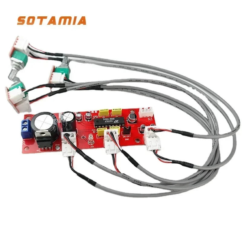 SOTAMIA BBE Tone Preamp Bboard XR1075 Pre-amplifier Audio Processing Exciter Improve Treble Bass For Home Power Amplifiers