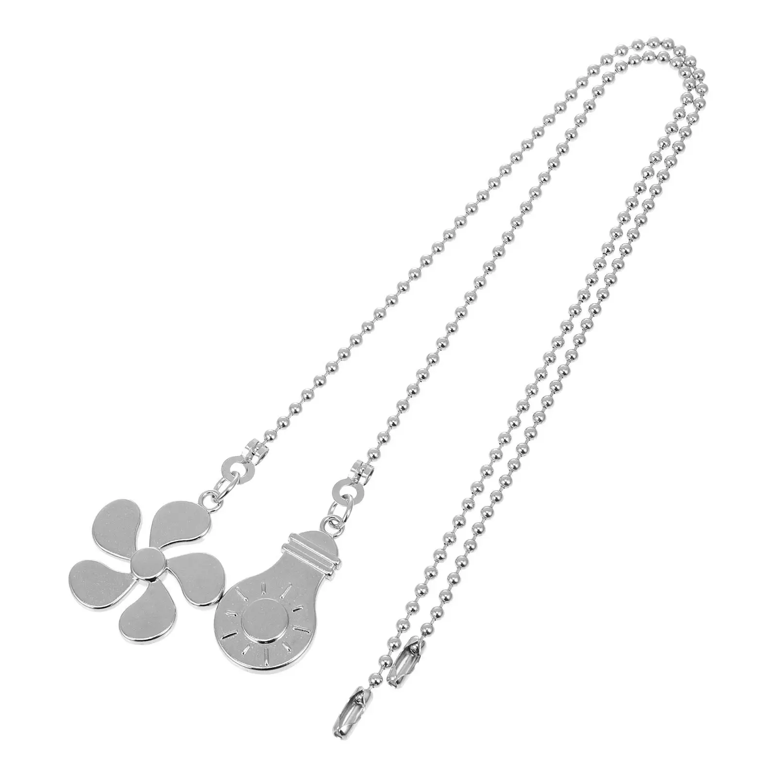 

Ceiling Fan Light Pendant Zinc Alloy Durable Chain Extension Beaded Pull Ball Accessory Hanging Locket Fade Resistant Decorative