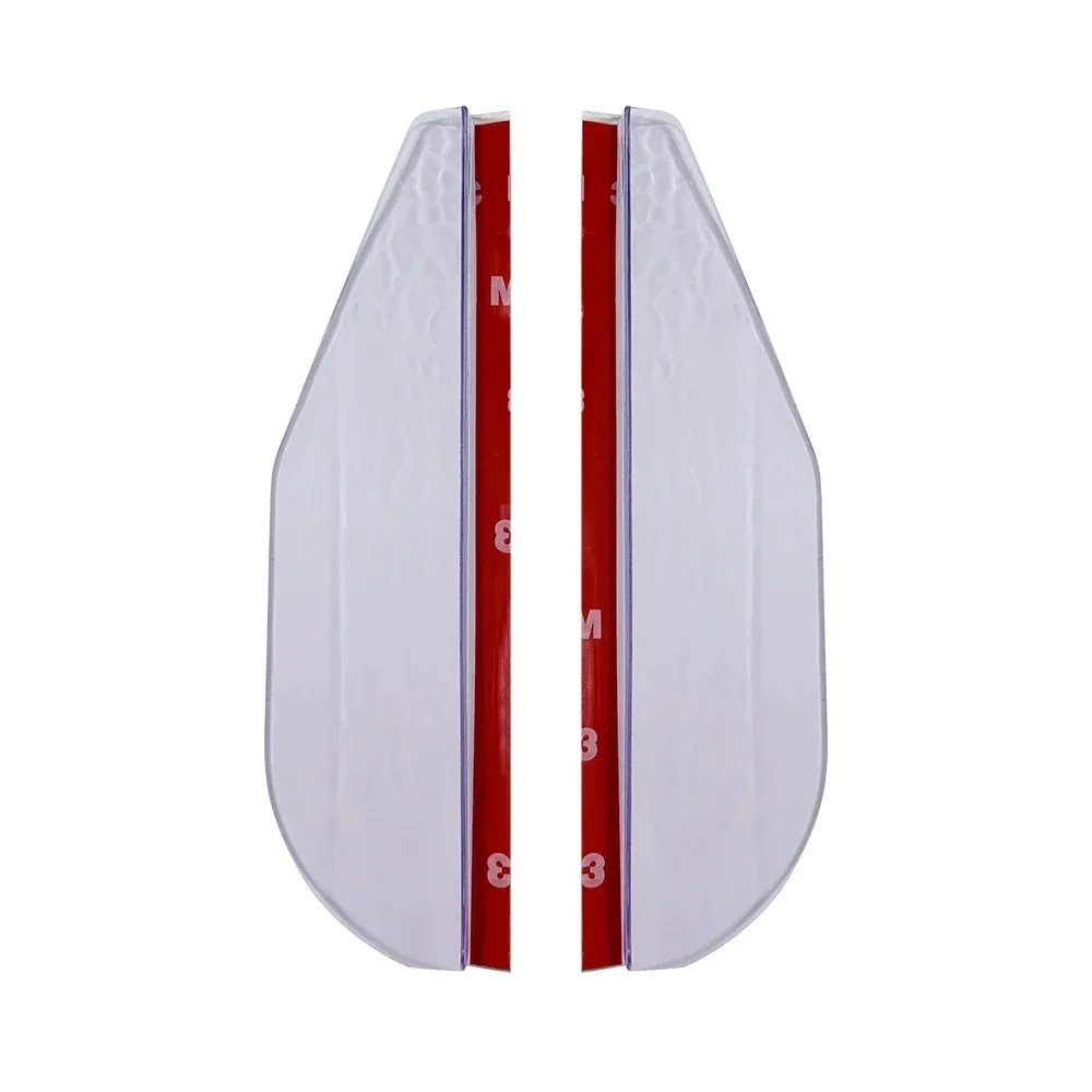 2Pcs Carbon Fiber Car Rearview Mirror Rain Visor Waterproof Sun Shade Guard Rain Eyebrow Clear Vision Auto Side Mirror Protector