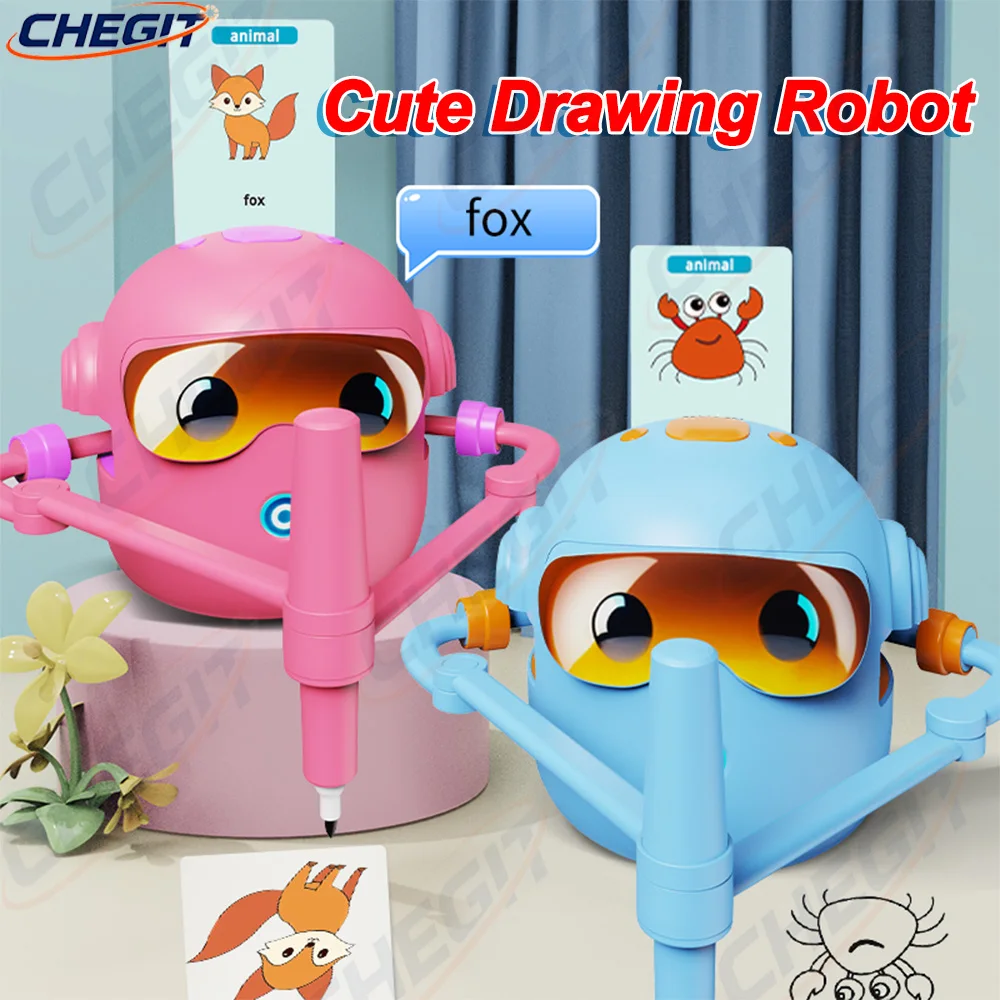 Inteligentny robot rysujący Automatyczny inteligentny robot rysujący Pomoce dydaktyczne edukacyjne Zabawka edukacyjna dla najmłodszych dzieci