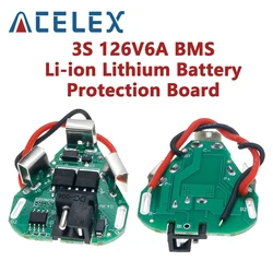 3S 12.6V 6A BMS Li-ion Lithium Battery Protection Board 18650 Power Bank Balancer Battery Equalizer Board for Electric Drill