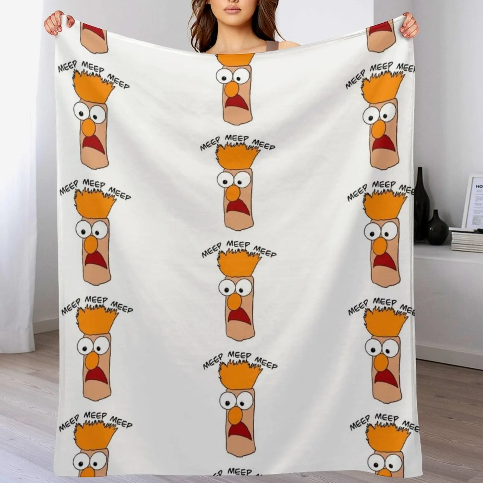 

The Muppets - Beaker Meep Meep Meep Throw Blanket Single Blankets For Baby Picnic Thins Blankets