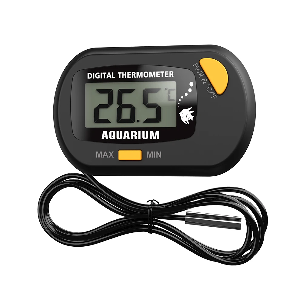 

Fish Tank LCD Digital Aquarium Thermometer Temperature Water Meter Aquarium Temp Detector Fish Alarm Pet Supplies Tool Aquatic