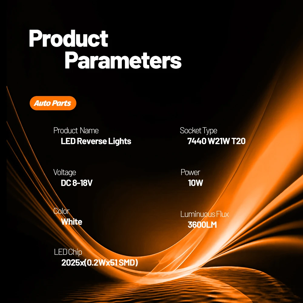2 قطعة LED عكس ضوء لمبة مصباح احتياطية W21W 7440 T20 Canbus لا خطأ لمازدا 6 gj gl 5 3 RX-8 MX-5 مياتا CX-7 CX-9