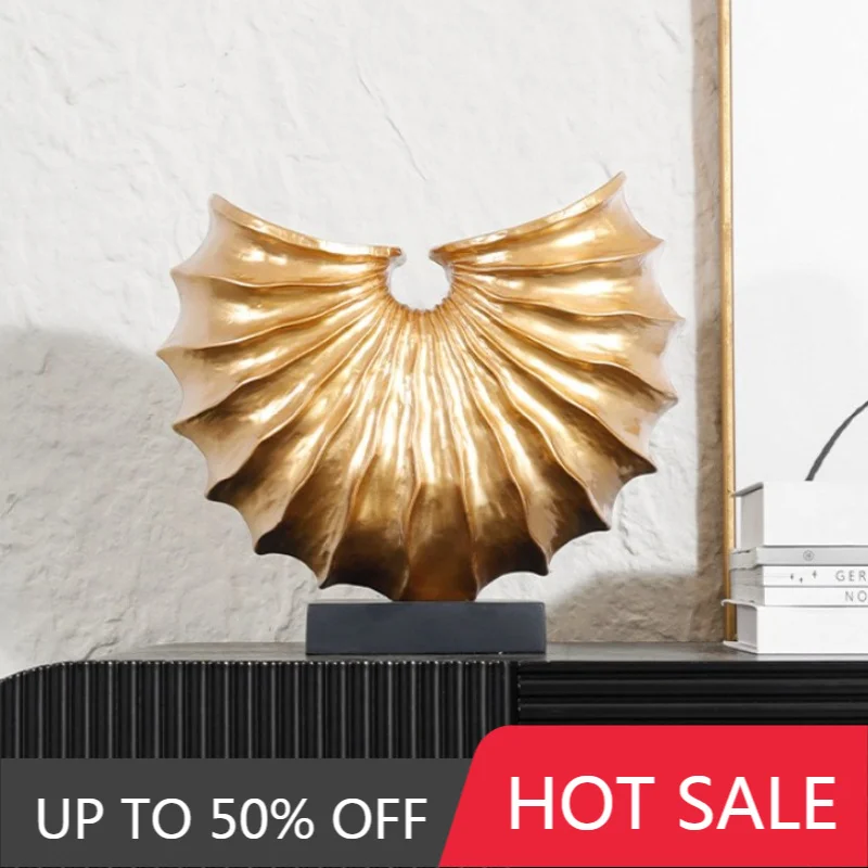 Creative Conch Figurines Art Modern Luxury Ornaments Aesthetic Funny Elegant Ornament Interior Home Living Room Table Decoration
