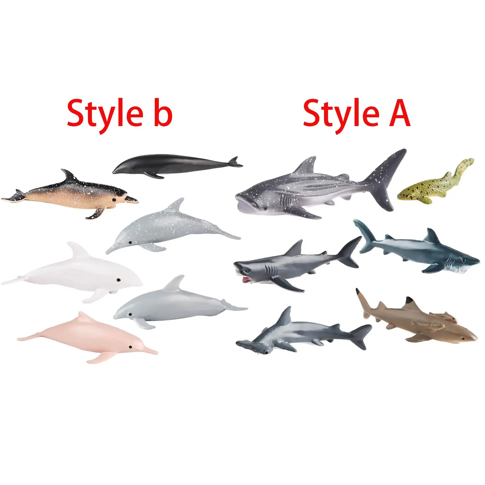 Simulatie Haai Speelgoed Diermodel Woondecoratie Ornament Beeldje voor Housewarming Activiteiten Auto Presenteert Boekenplank