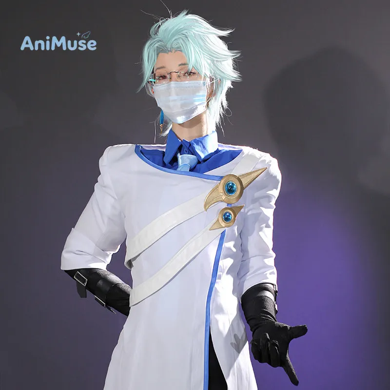 Image of Spiel-Cosplay-Serie: Genshin Impact ‌ The Doctor Il Dottore Segments Cosplay-Kostüm Komplettset Halloween-Party Comic Con AniMuse