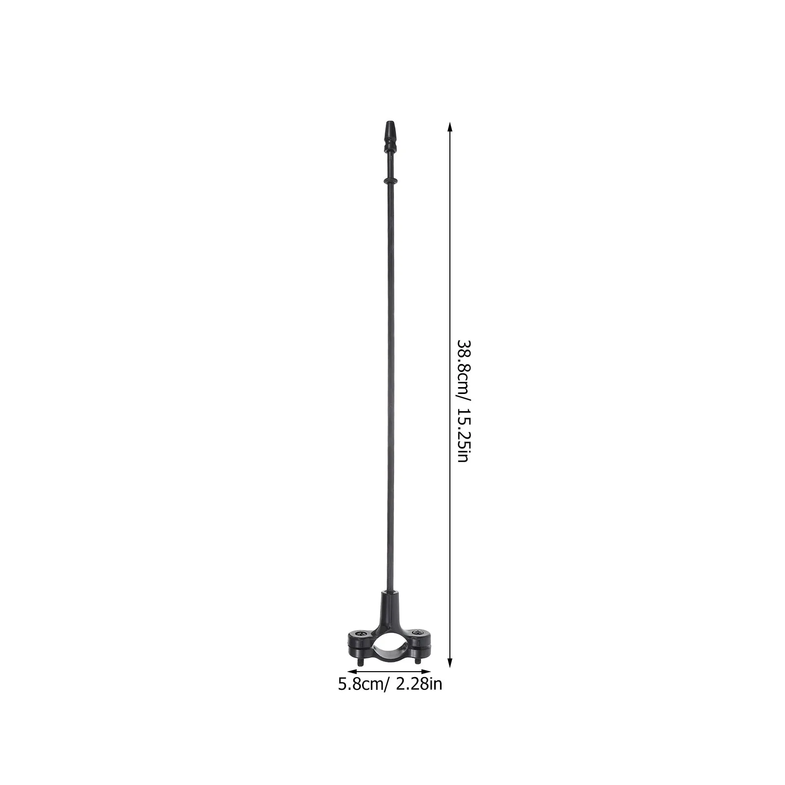 4Pcs Mountain Bike Flag Pole Holder Heavy Duty Clamp 38Cm Safety Flag Stick Handlebar Mount Offroad Cycling Race
