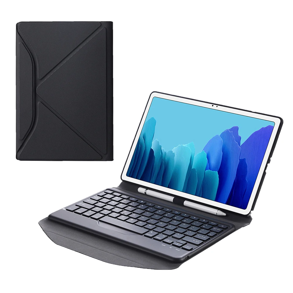 

Bluetooth Keyboard with Leather Stand Case (without Backlit) for Samsung Galaxy Tab A7 10.4 (2020) (T500 / T505)