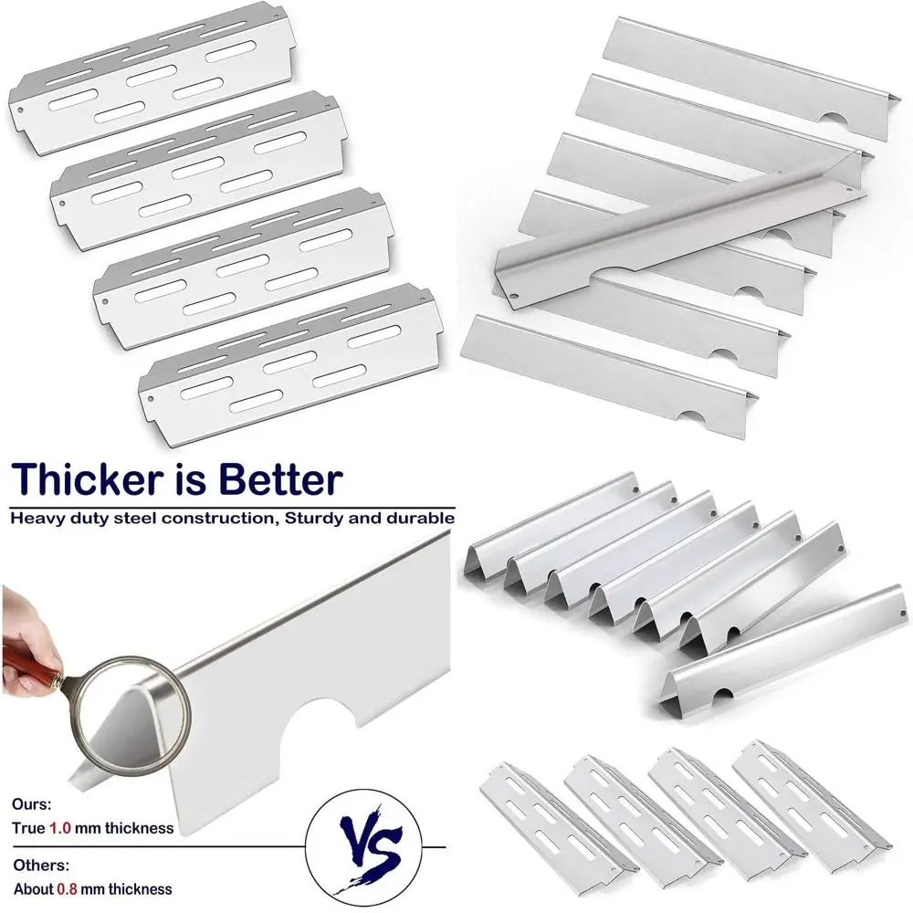 

Комплект запасных частей для газового гриля Genesis 400, совместимый с моделями GS4, E-410, E-415, E-435, E-440, а также с планками Flavorizer.