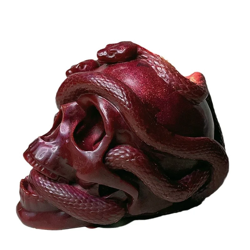 Low Temperature Candle, Drop Wax, Anti-Burning Candle, 48 ° Drop Candle. Snake Skull Flirting Items