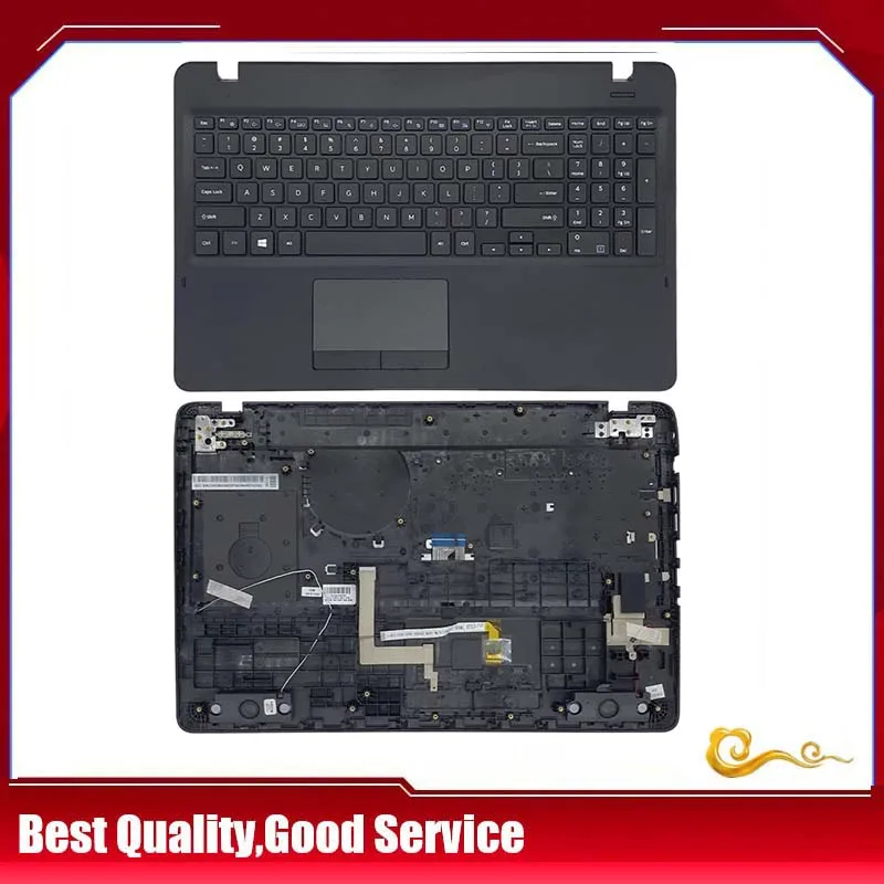 New/org For Samsung NP 300E5K NP300E5K NP3500EM NP300E5L 300E5L 3500EL Palmrest US keyboard upper cover Touchpad,Black