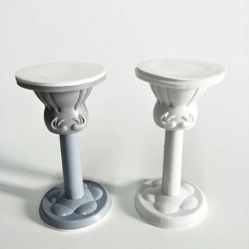 Silicone Anti-Colisão Porta Bumper, Mudo Porta Sucção, No-buraco, Banheiro, Quarto, Combinação Ganchos