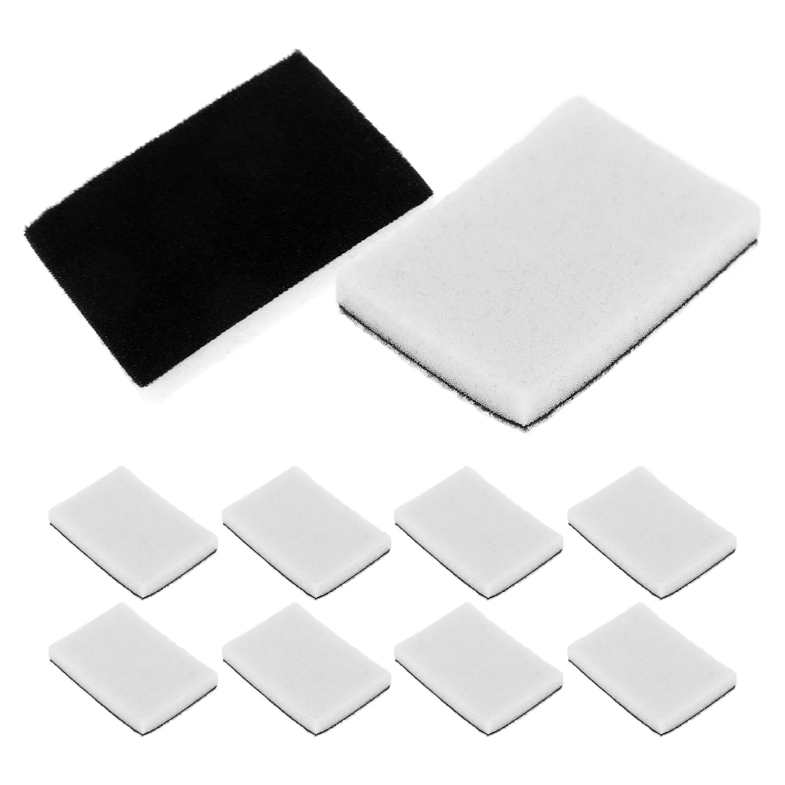 

10 Pcs Mini Square Sponge Foam Pads White Replacement Cores for Ink Blending Tools Stamps Scrapbooking Supplies