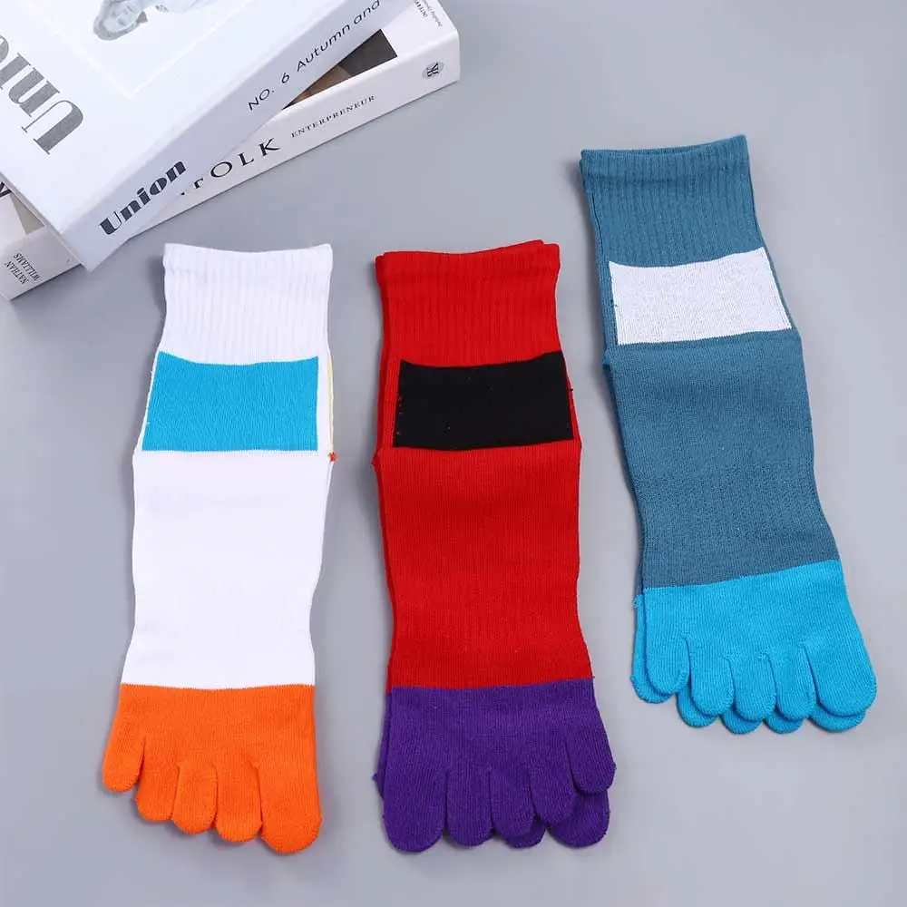 Breathable Organic Cotton Anti-Bacterial With Toes Fiber EU 38-44 Sweat Socks Five Finger Socks Toe Socks Dress Socks With Toes