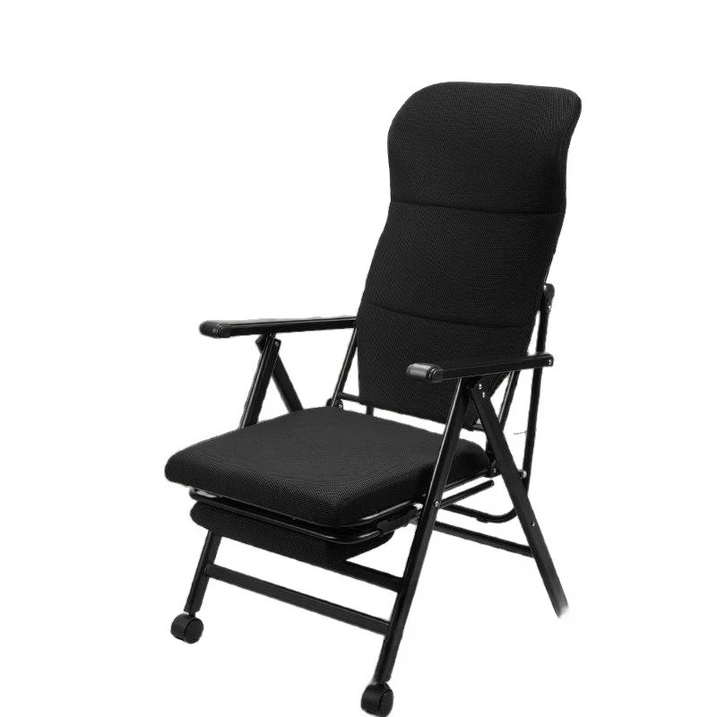 Lazy Back Chair Dormitory Study Chair Lunch Break Folding Lying Chair Recumbable Sleeping Office Computer Chair Home Leisure