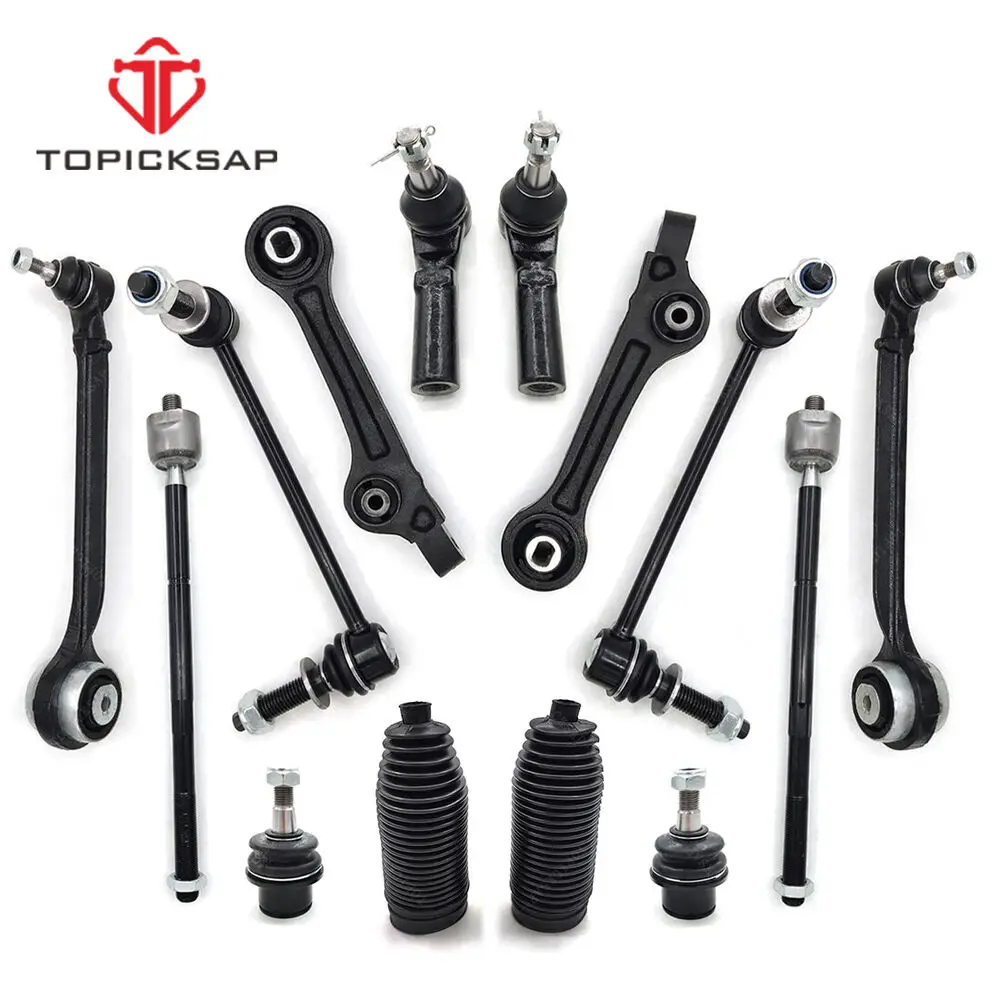 

TOPICKSAP 14PCS Front Control Arm Tie Rod Sway Bar Link Kit For Chrysler 300 Dodge Challenger Charger RWD 2011-2019 4670508AD