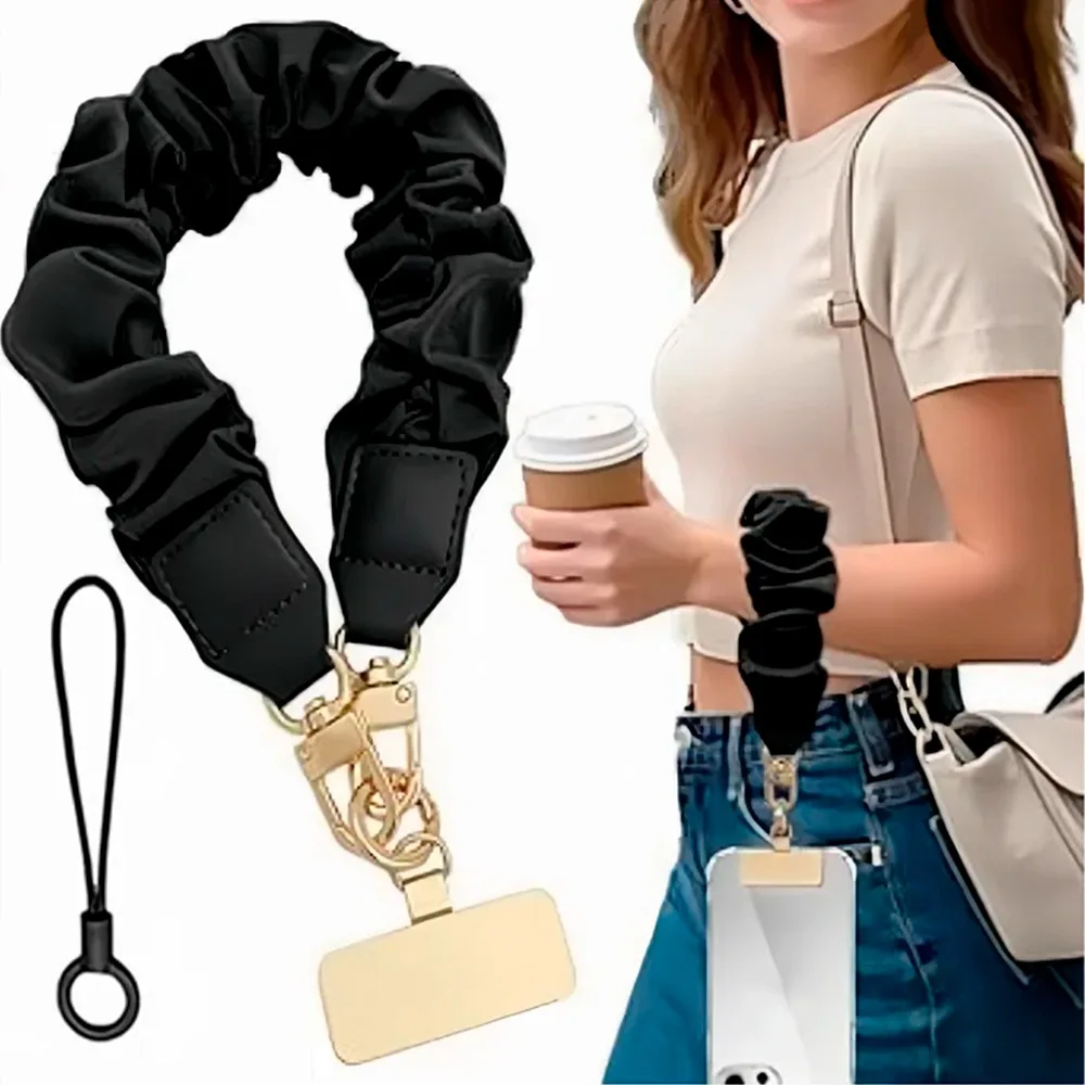 

Ремешок для мобильного телефона, универсальный анти-потерянный ремешок для мобильного телефона, высококачественная металлическая пряжка на запястье, ремешок для телефона для женщин, украшение