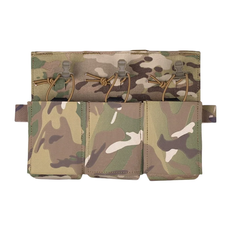 CRYE Precision Triple Mag Pouch | MOLLE-Compatible 3x Rifle Magazine Holder | For AR/AK Platforms