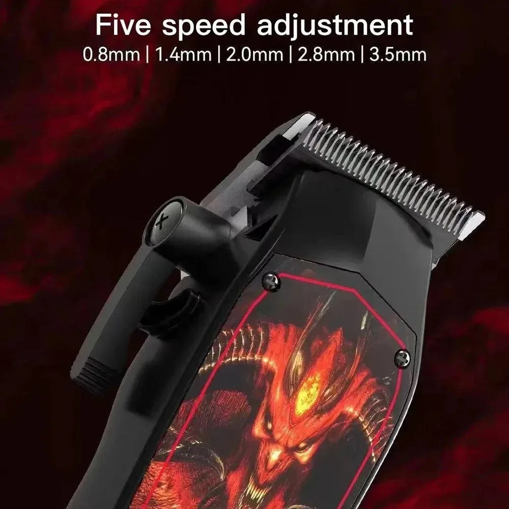 MadeShow D2 Professional Men's Cordless Electrodynamic Haircut Set M10 Hair Clipper M11 Trimmer Upgraded T-Blade