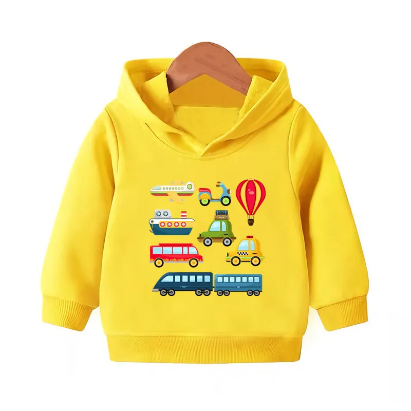 Cute Transport Vehicles Car Cartoon Patches on Clothes Heat Transfer Stickers for Jackets Iron on DIY T shirt for Kids Appliqued