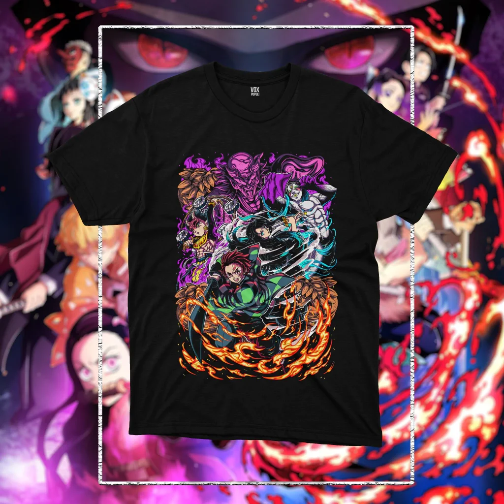 DEMON FUEGO SF unisex Anime cotton shirt outdoor recreation tee