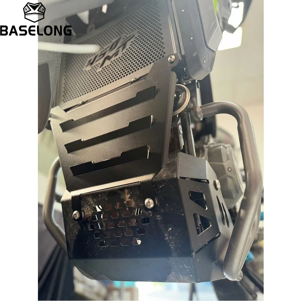 ل CFMOTO CF MOTO 450MT Ibex 450 MT MT450 CF450MT 2024 2025 2026 دراجة نارية المبرد الحرس حماية غطاء المحرك حامي