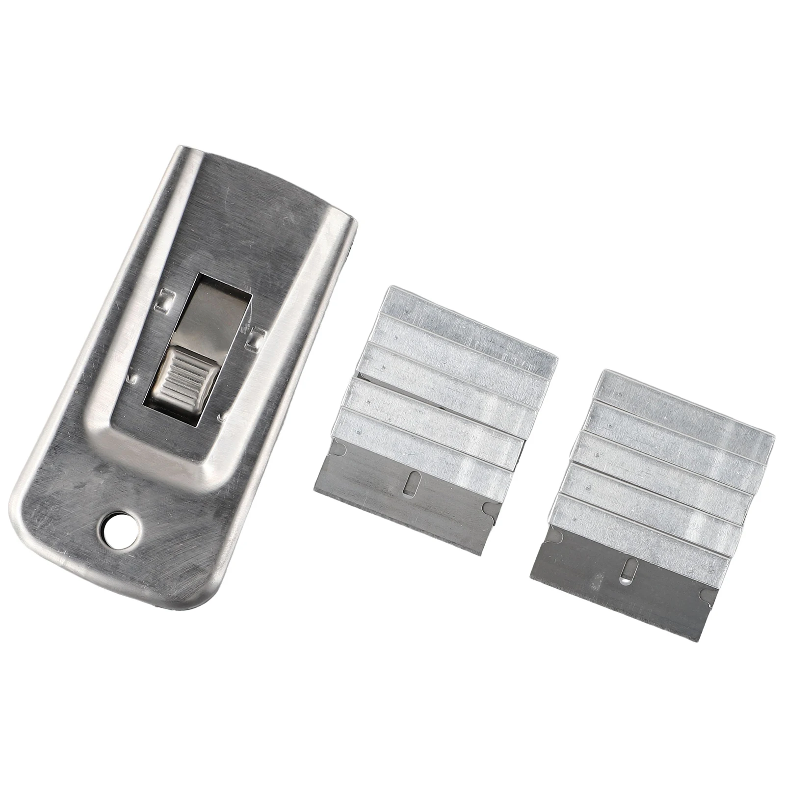 Changing blades Scraper Set Edge Blade Multi-Purpose Replaces Blades Silver Stainless steel Window