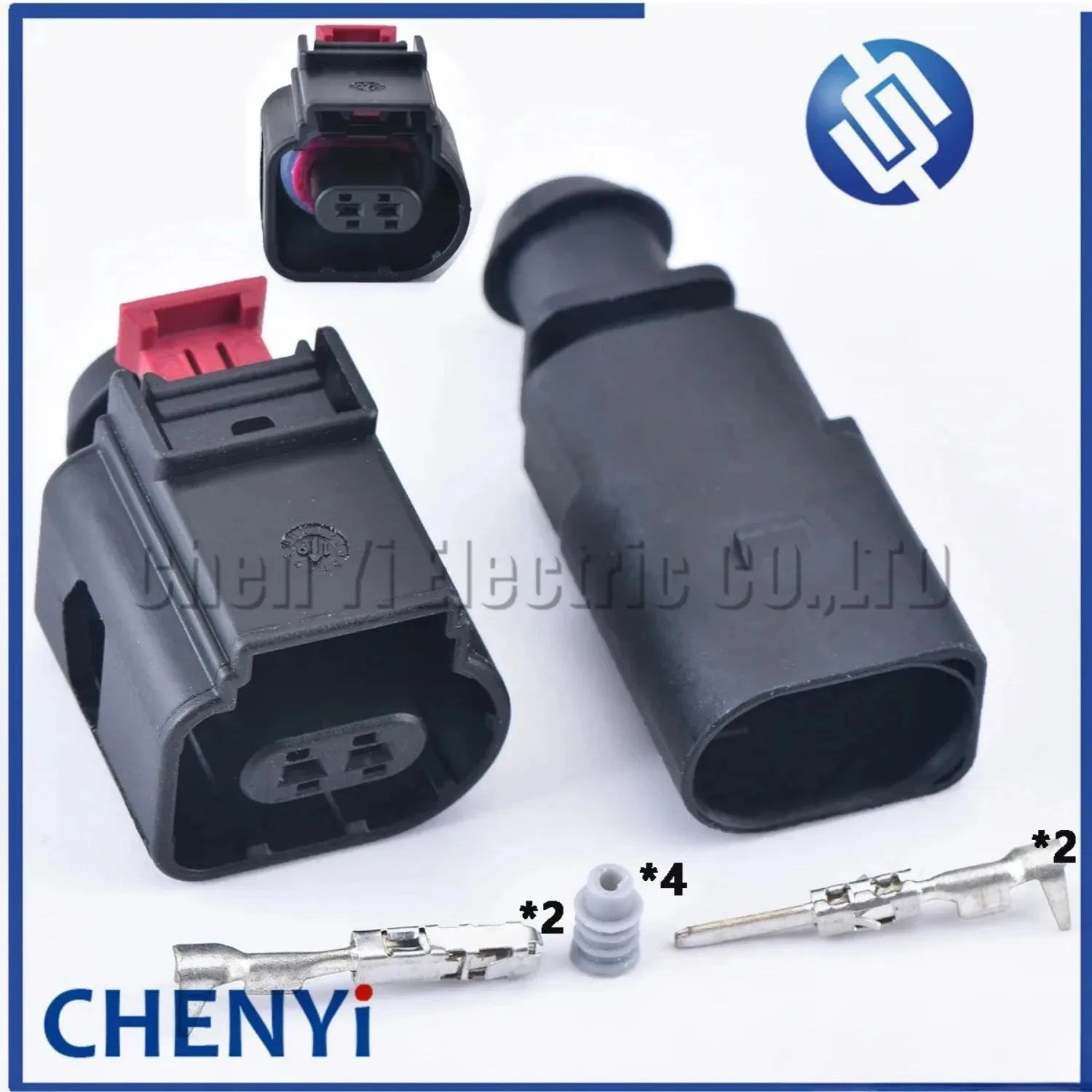2 Pin Automotive Connectors Temperature Compressor Sensor Wire harness Plug 8K0973702D 8K0 973 702
