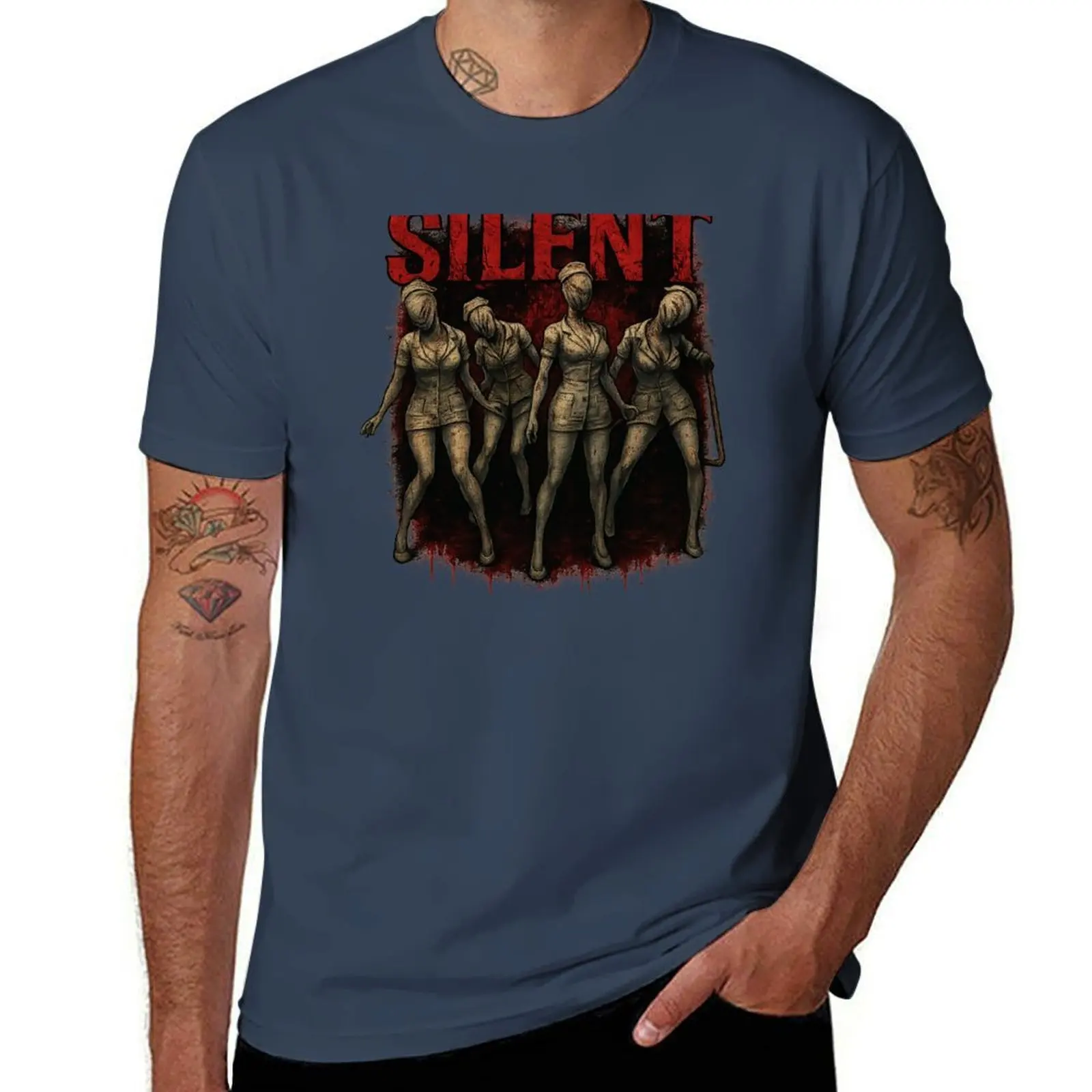 

Silent Hill Nurses T-Shirt Standard Fit Solid Tee Shirt