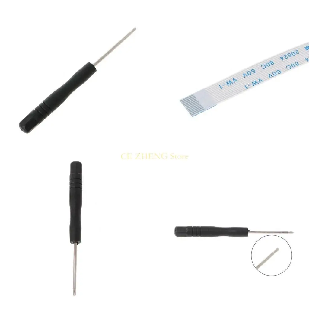 e56b 6pcs/set 10 12 14 핀 충전 보드 전원 스위치 플렉스 리본 케이블 게임 컨트롤러 용 드라이버가있는 리본 케이블