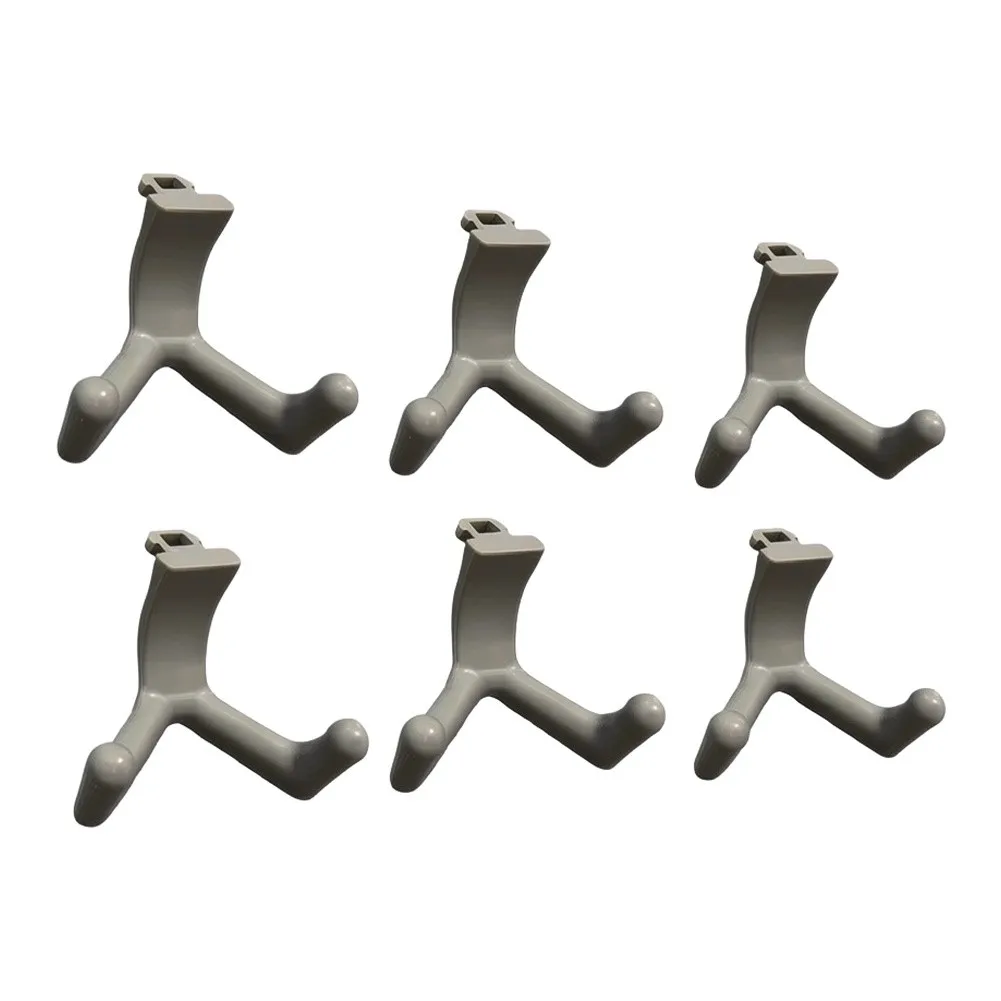 6 Unit Shed Hook Kit for Supporting Daily Maintenance Tasks Through Consistent Tool Positioning and Visual Identification