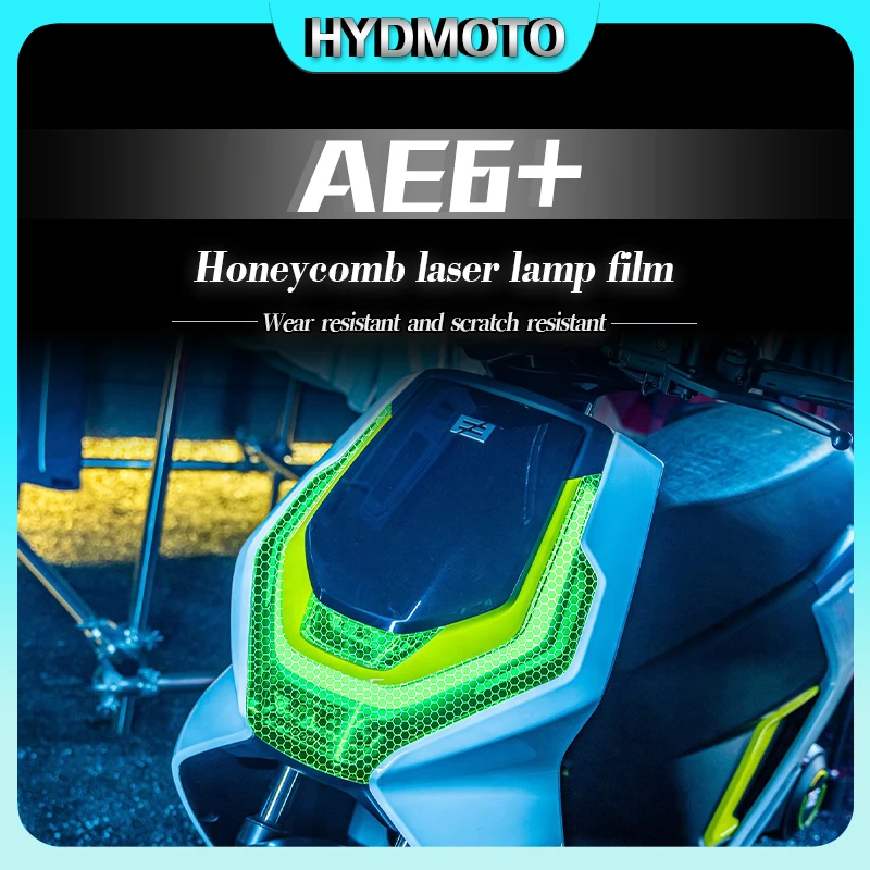 

For ZEEHO AE6 electric motorcycle accessories honeycomb laser light film smoked black protective film headlights taillights film