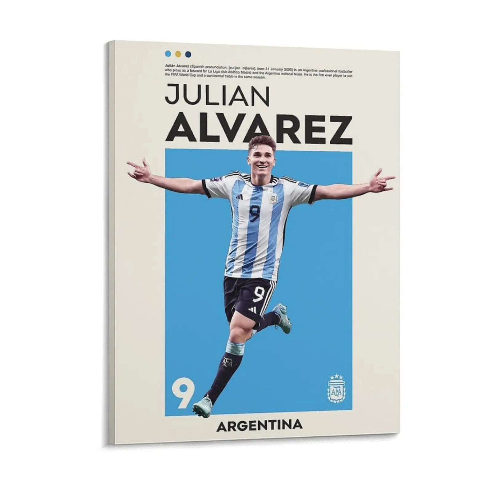 

Julian Alvarez Canvas Painting Designing Club Printing Cinema Create Framed Wall Paintings