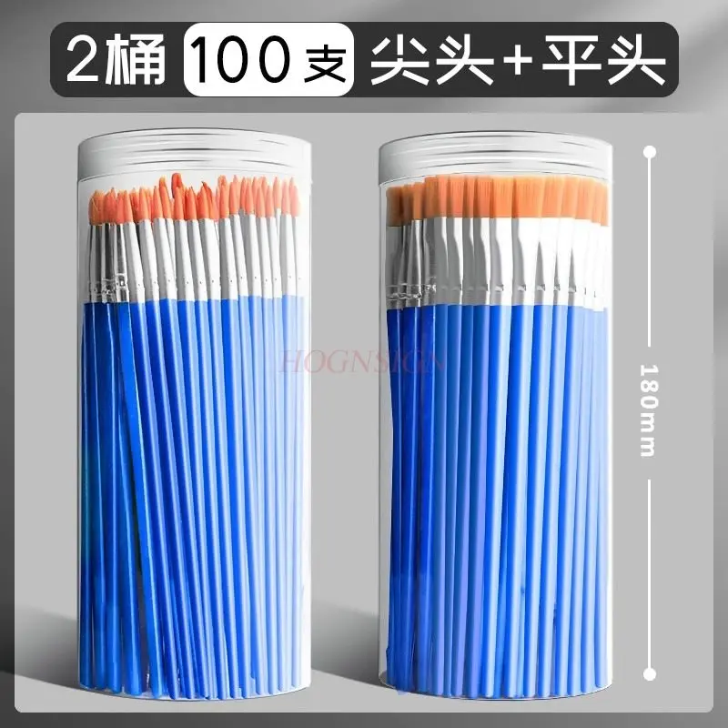 

100 шт./2 коробки, набор акварельных ручек для рисования, цветная ручка-кисть, пигментная ручка, нейлоновая ручка, ручка-крючок, акварельная художественная ручка, студентка искусства