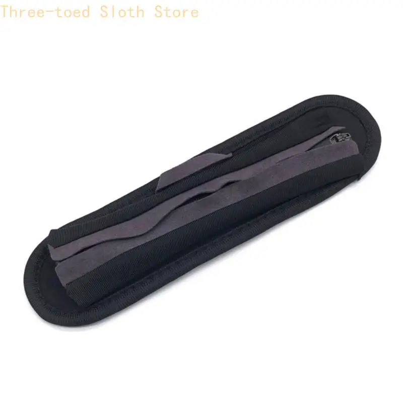 Bequemer Stoff-Stirnbandbezug für QC25 QC35II QC45 SOLO3, Schutz-Reißverschluss-Kissen, leicht zu wechseln und zu reinigen E74A – Detail 3