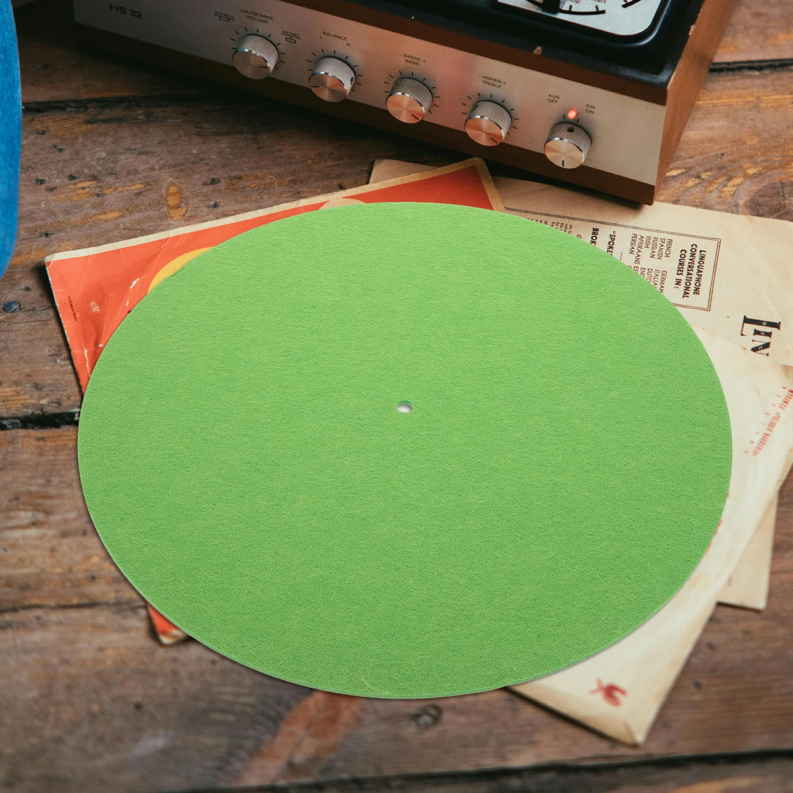 

2Pcs Felt Vinyl Record Mat Turntable Pad Durable Replacement Record Player Cushion Anti-Skid Music Supplies Accessories