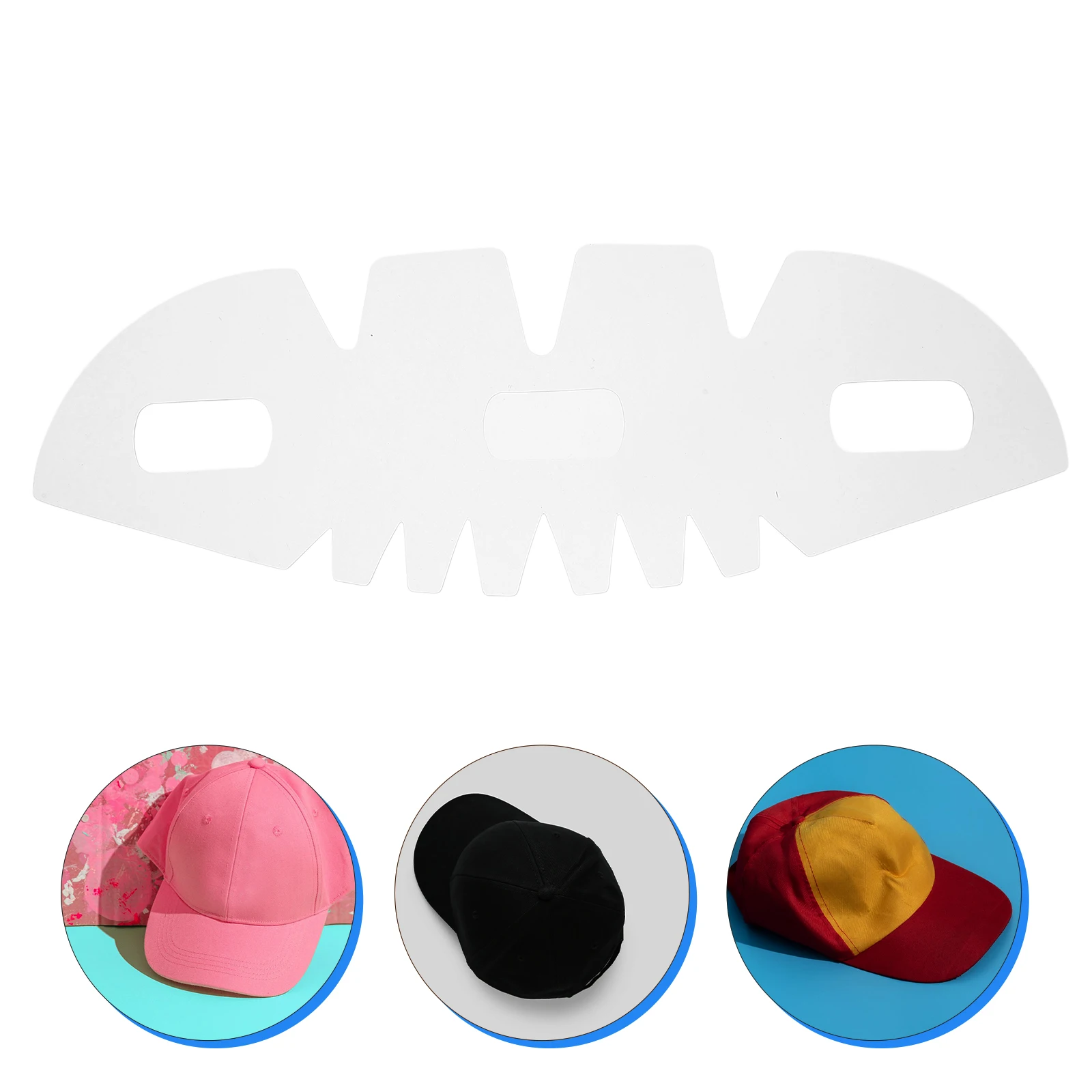 

25pcs Baseball Inserts Plastic Inner Support Anti-Deformation Cap Liners Hat Inserts Holder Cap Supports Hat Inner Rack